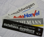 Kfz-Werbeschilder